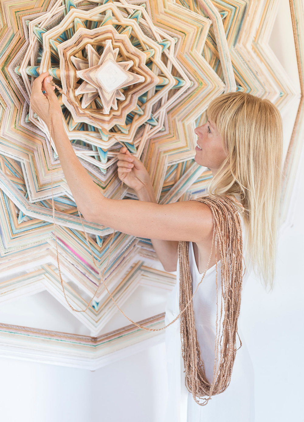 cloe collette weaving fiber art biography